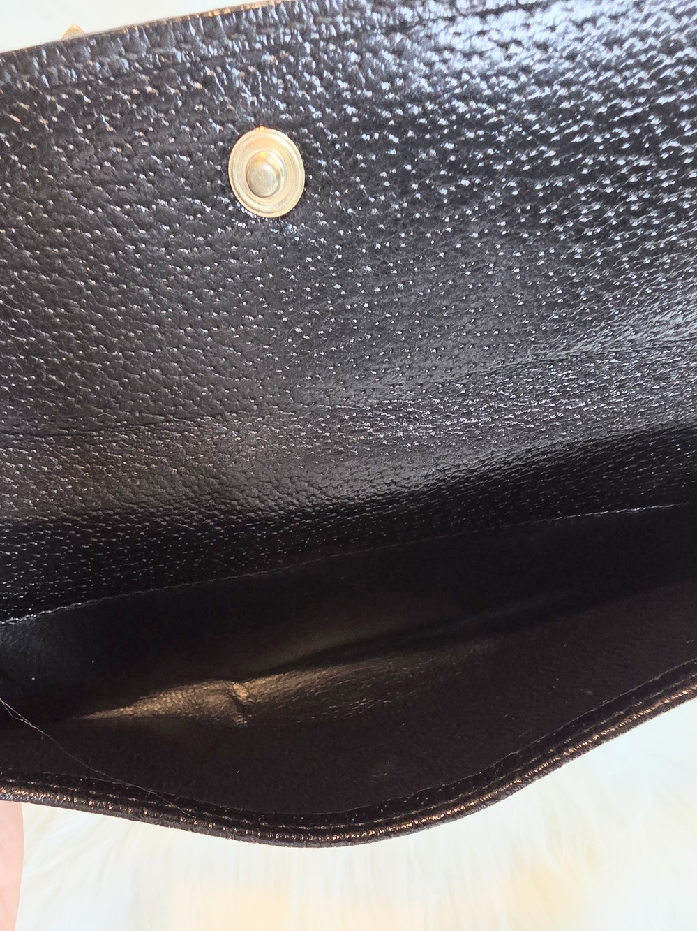 Gucci Black GG Canvas &Leather Princy GG Bow Accent  Continental Wallet Pristine - Picture 5 of 11